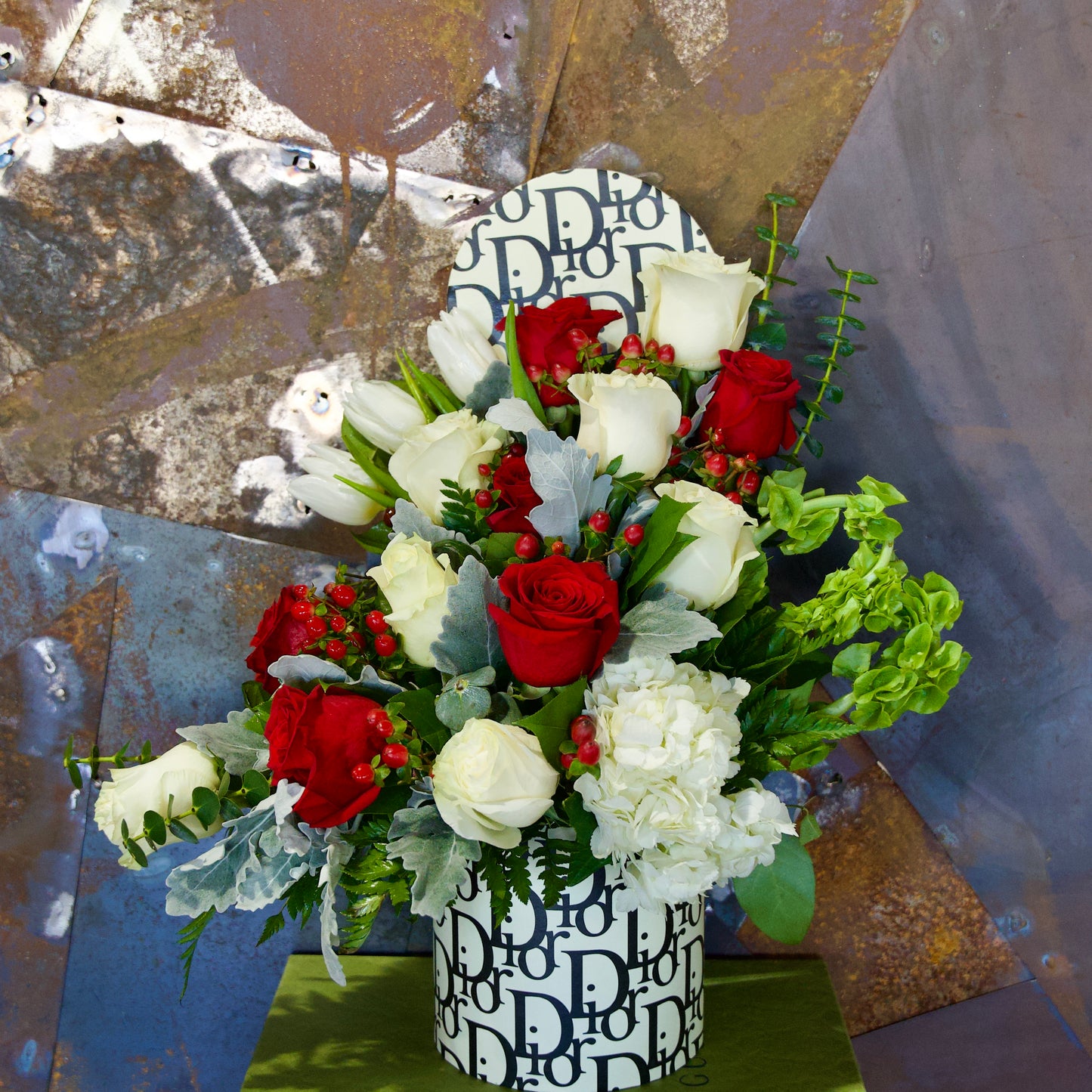 Medium Black Dior Rose Box