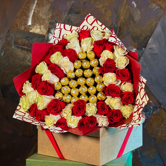 50 Rose Chocolate Bouquet