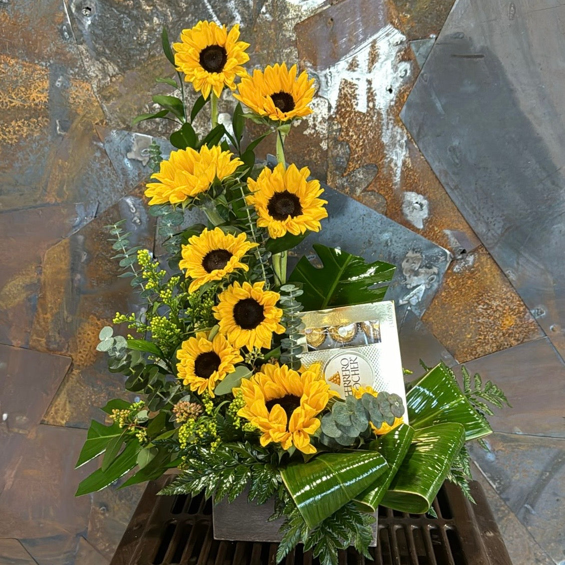 Sunny Day Pitcher Of Sunflowers